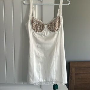 White Fox Boutique Mini White Dress